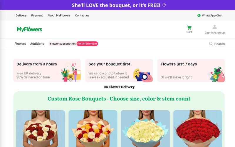 MyFlowers — UK Flower Delivery